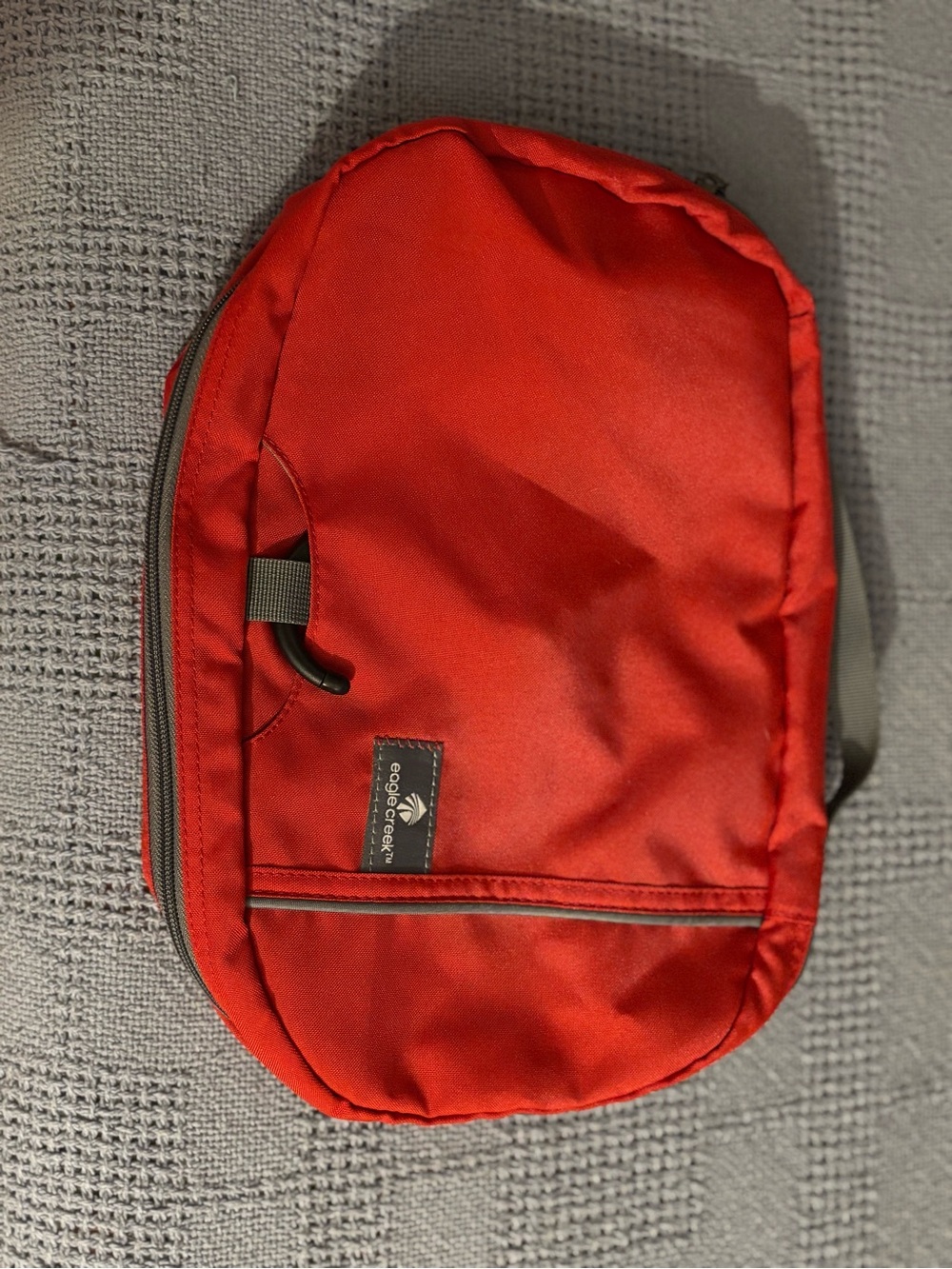 Eagle Creek red toiletries bag